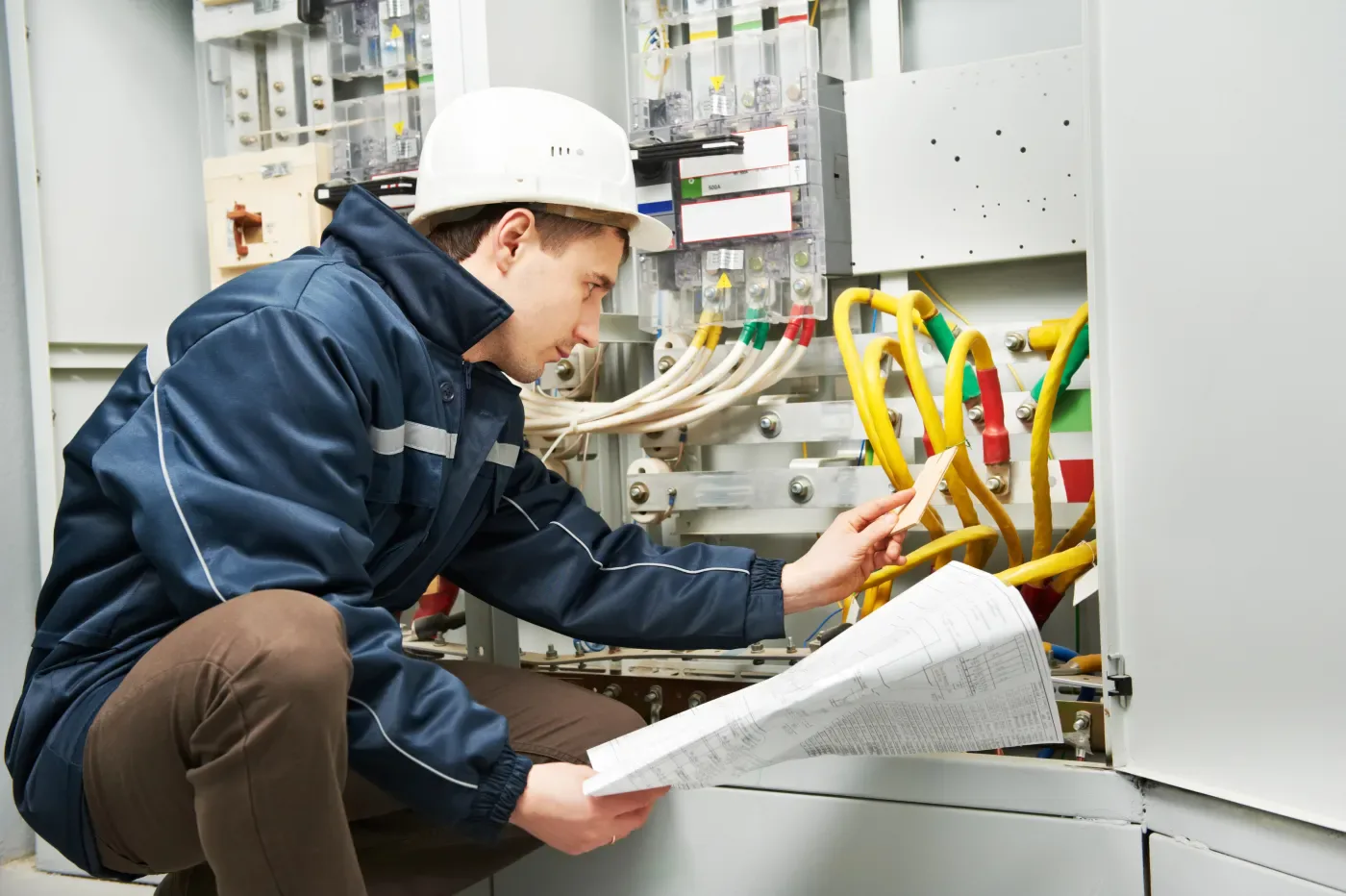 Électricien indépendant intervenant sur un tableau à Villeneuve-Saint-Georges (94190)